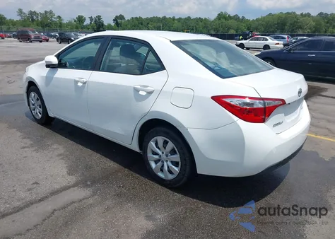 2016 Toyota Corolla Le from USA, damaged, VIN 5YFBURHE9GP521784